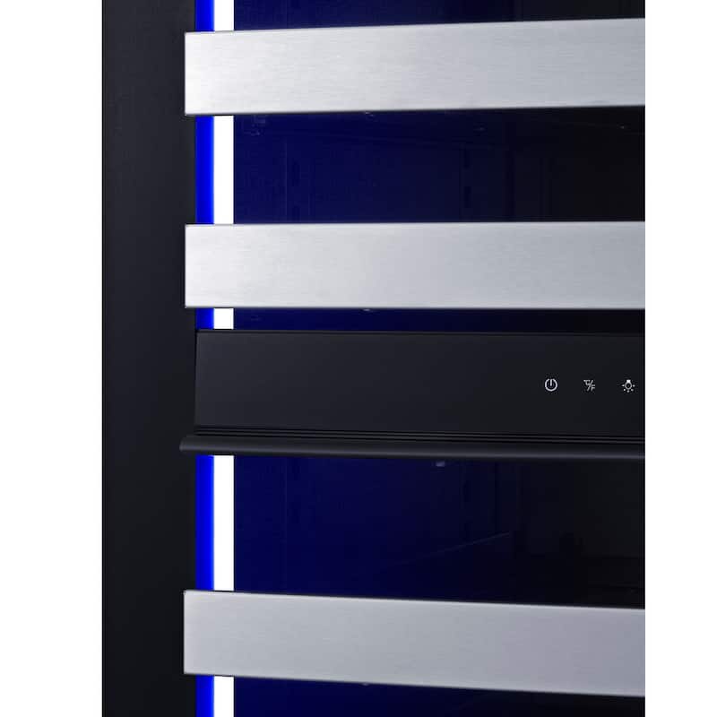 Summit CL244WC2PNR 24" Wide 48 Bottle Capacity Panel Ready Built-In - Panel Ready