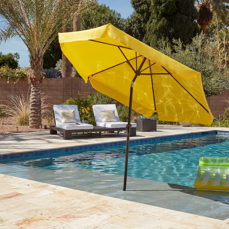 International Caravan St. Kitts 8 ft. Patio Umbrella with Flaps
