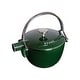 preview thumbnail 11 of 26, STAUB Cast Iron 1-qt Round Tea Kettle Basil