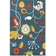 preview thumbnail 34 of 43, SAFAVIEH Handmade Soho Ingken Floral N.Z. Wool Rug 3'6" x 5'6" - Dark Blue/Multi - Rectangle