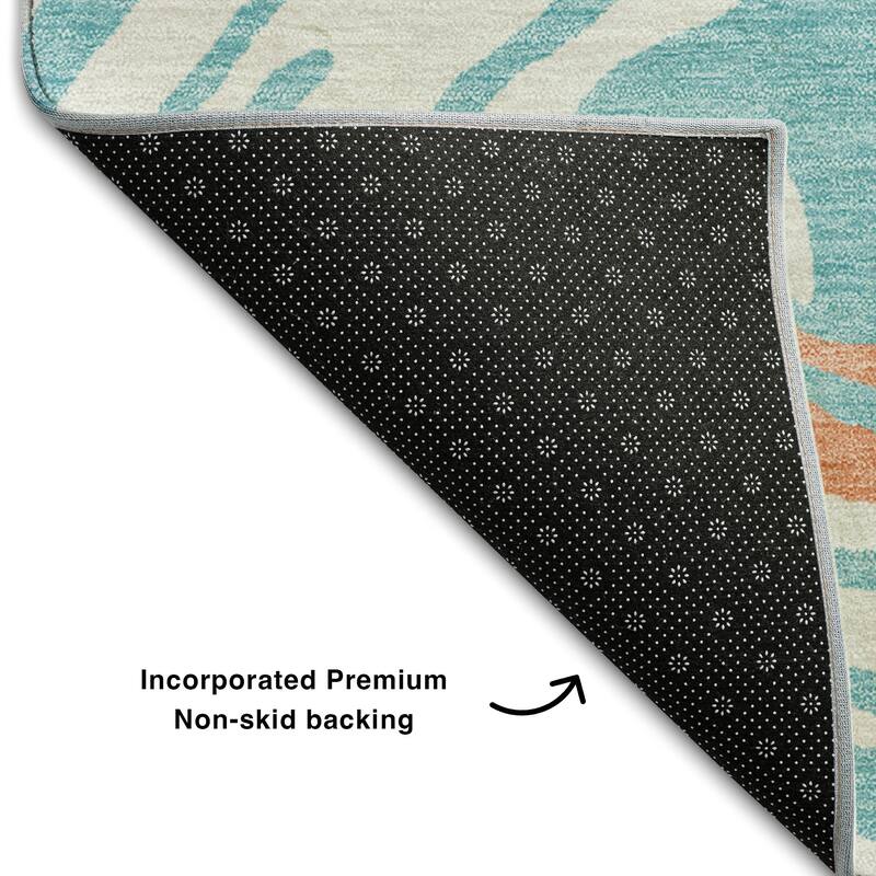 Premium Washable Super Soft Abstract Contemporary Mayfield Rug