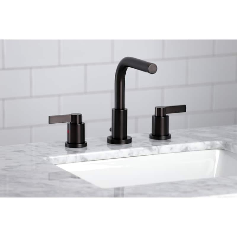 Kingston Brass NuvoFusion 8 in. Widespread Bathroom Faucet