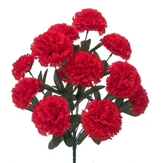 Red Carnation Bouquet Artificial Flower