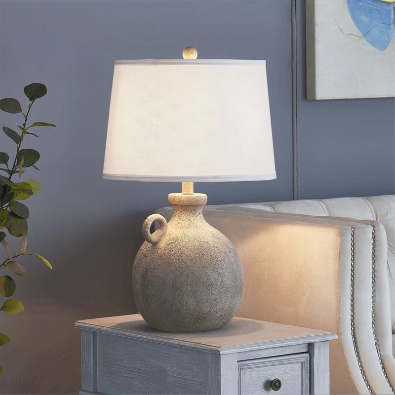 Maxax 24" Resin USB 3-Way Table Lamp