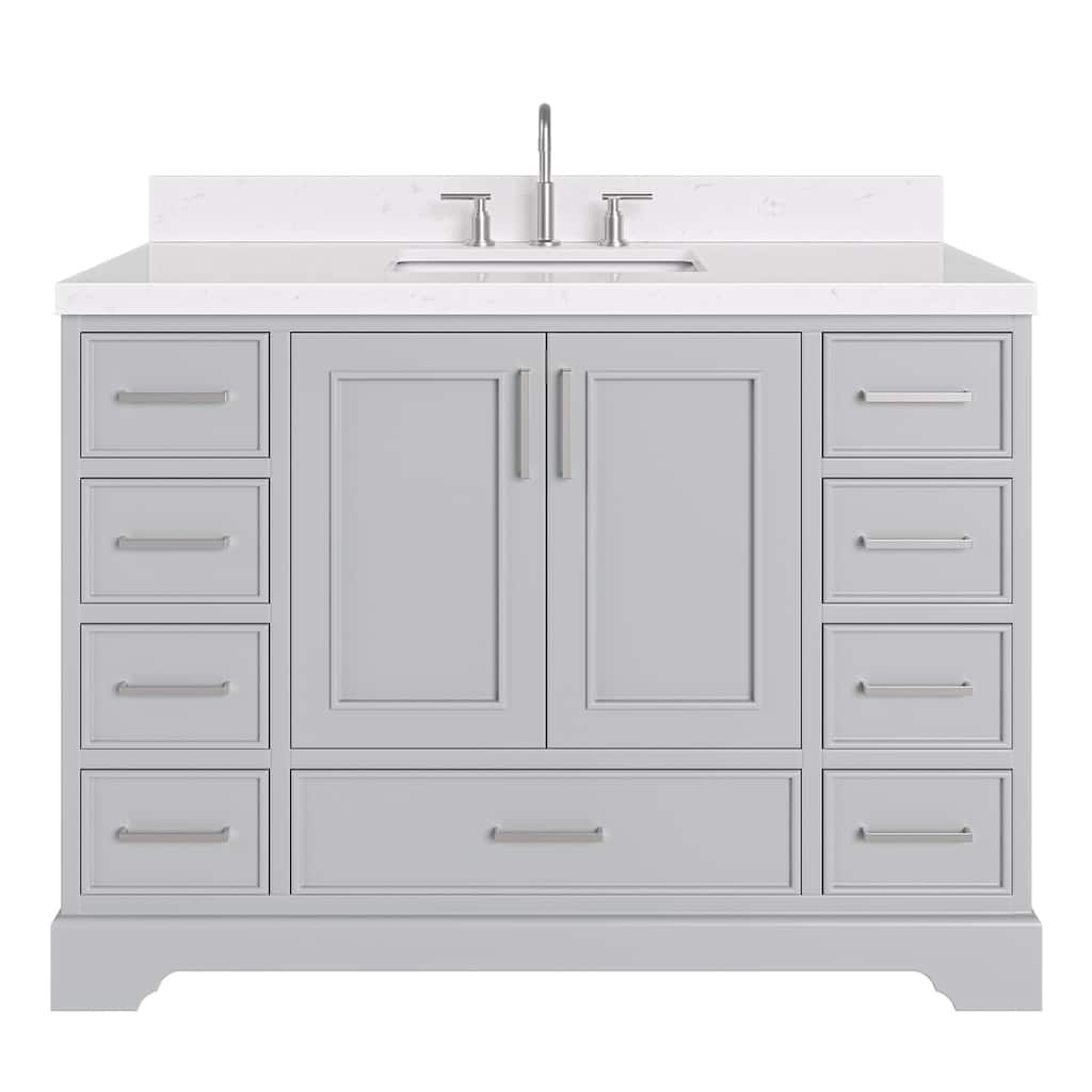 Ariel M048SCQRVO Stafford 48" Free Standing Single Basin Vanity Set