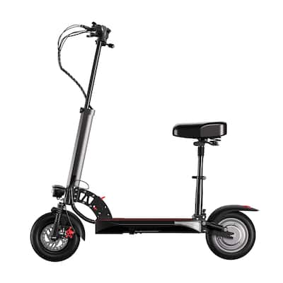 High-Speed Off-Road Electric Scooter 45KM/H 45-50km Range 10in Tubeless Tires 500W 48V 12.5AH Foldable With Seat