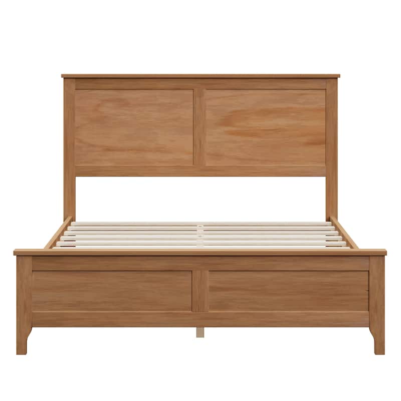 Modern Solid Wood Platform Bed