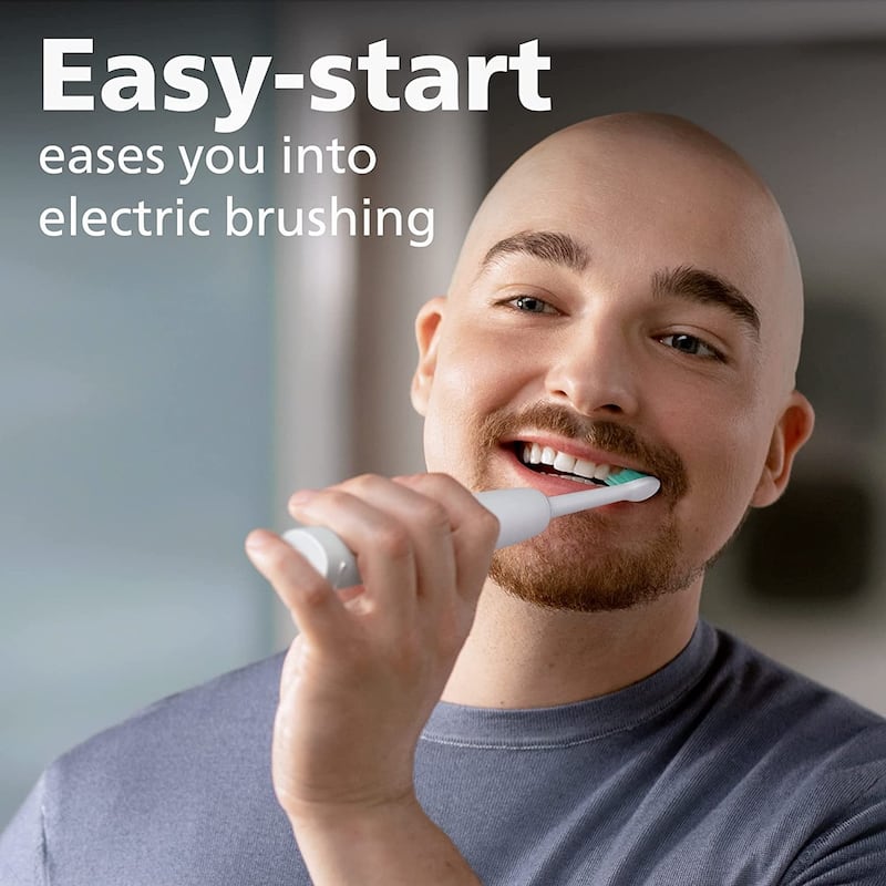 Power Toothbrush, White Grey