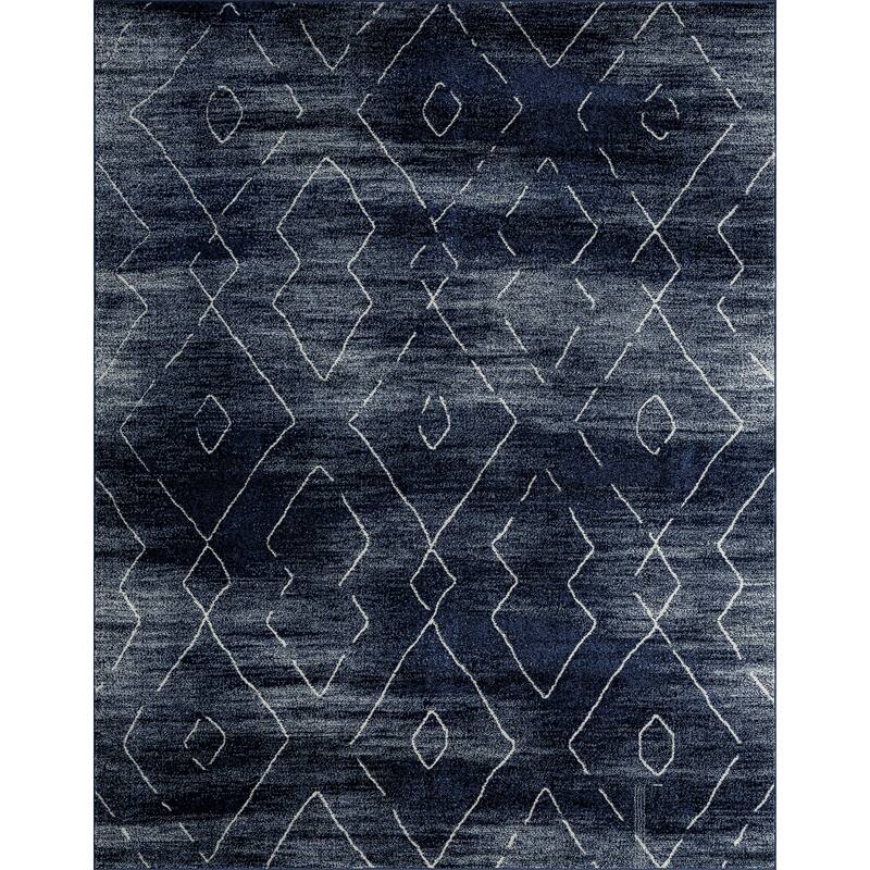 Mayson Mid-Century Modern Diamond Indoor Area Rug