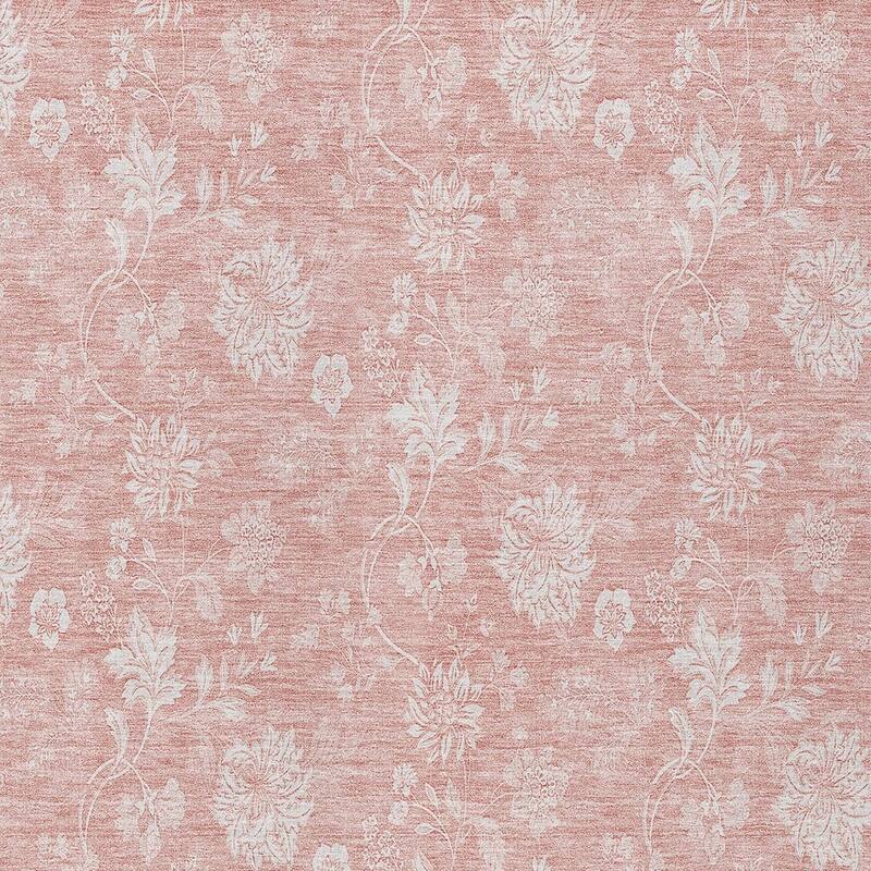 HomeRoots Floral Transitional Rectangle Outdoor Rug
