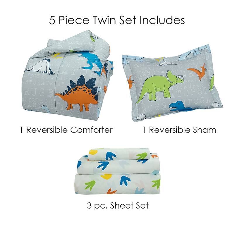 Kidz Mix Dinosaur Walk Bed in a Bag