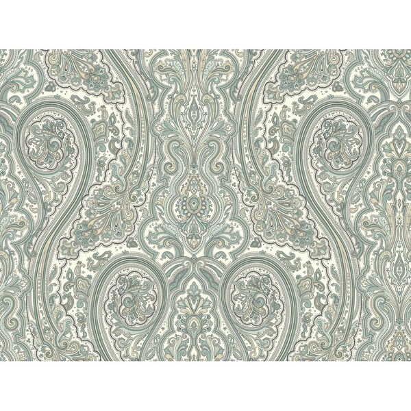 York Wallcoverings Ny4988 Nautical Living Paisley Wallpaper York Wallcoverings Ny4988 Nautical Living Paisley Wallpaper White Robins Egg Blue Aqua Free Shipping Today 17875619