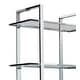 preview thumbnail 6 of 4, Silver Orchid Borgstrom 5-tier Bookcase