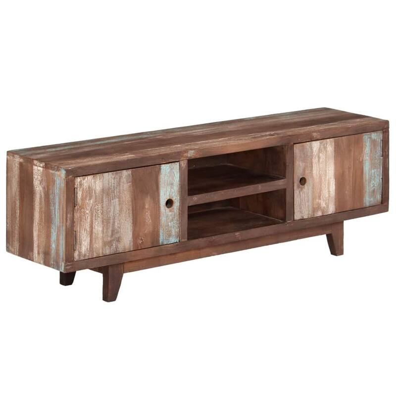vidaXL TV Stand Solid Wood Acacia Vintage 46.5"x11.8"x15.7"