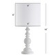 preview thumbnail 2 of 3, SAFAVIEH Lighting 18-inch Harrington LED Table Lamp - 9"x9"x18"