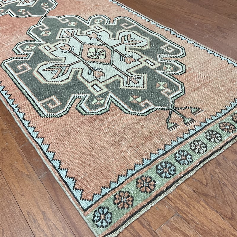 HERAT ORIENTAL Handmade Turkish Oushak Wool Rug - 2'11" x 11'5"