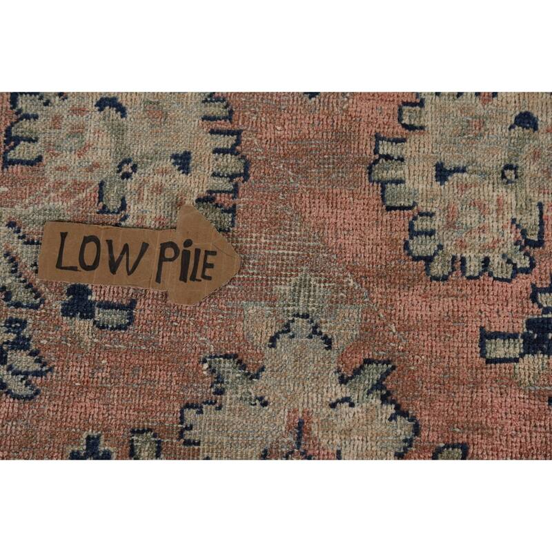 Antique Pink Mahal Persian Area Rug Handmade Wool Carpet - 4'0" x 6'6"