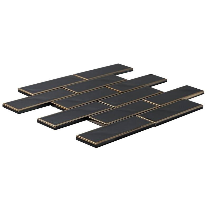 Athena 2x6 Matte Glass Subway Mosaic Tile - Wall, Backsplash