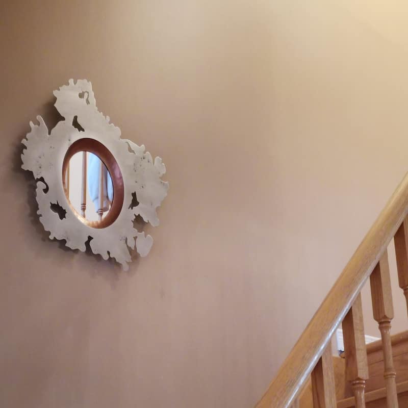decorative metal mirror - 20.9*23*1.2