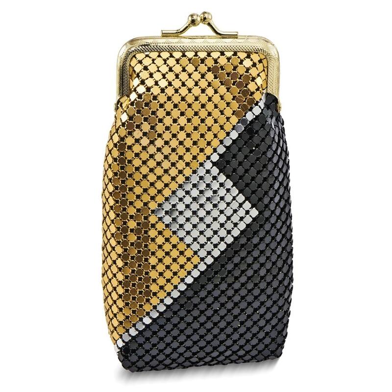 Curata Multicolor Sequin Eyeglass / Cigarette / Multi-Purpose Case