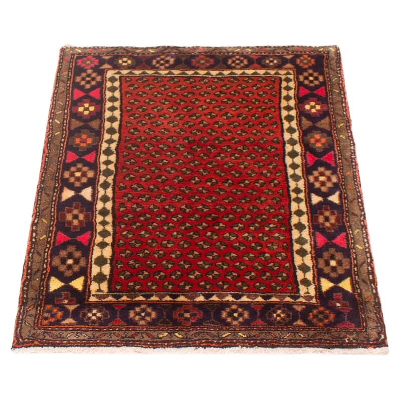 ECARPETGALLERY Hand-knotted Andelz Red Wool Rug - 3'3 x 4'9