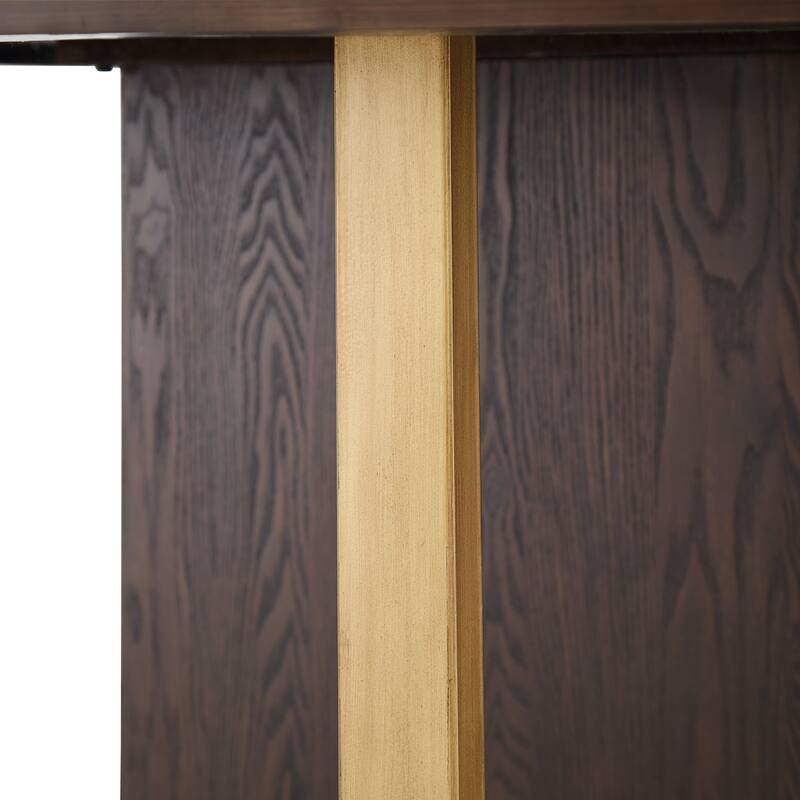 Andrea Espresso 54-inch Round Dining Table by iNSPIRE Q Modern - 54" Round Dining Table