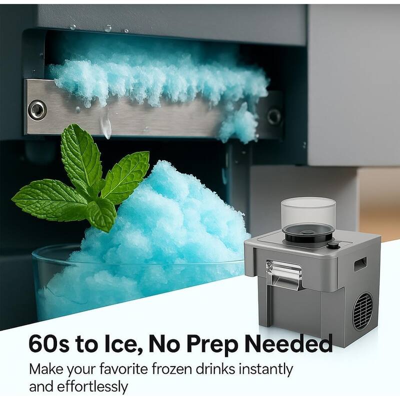 Shaved Ice and Slushie Machine with 15 Ice Modes