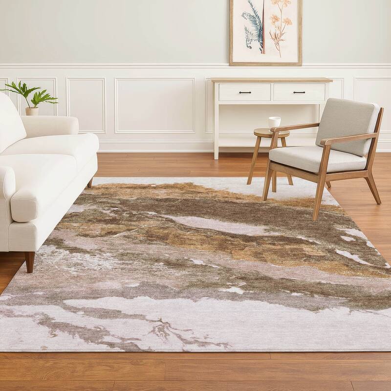 Premium Washable Super Soft Abstract Ranier Mayfield Rug