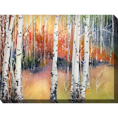 Colorado Aspens Indoor/Outdoor Art - Multi-color