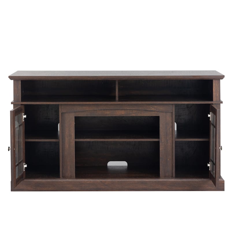 American Design 58.07" Fireplace TV Stand with 23-inch Electric Fireplace for TVs Up to 65"