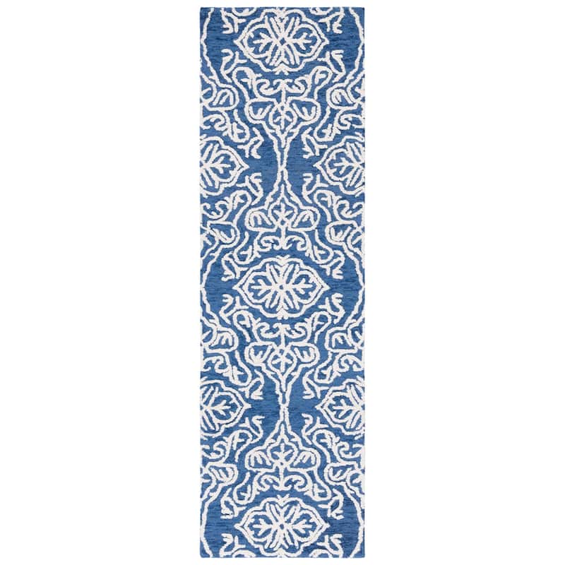 SAFAVIEH Handmade Blossom Mahalia Modern Floral Wool Rug