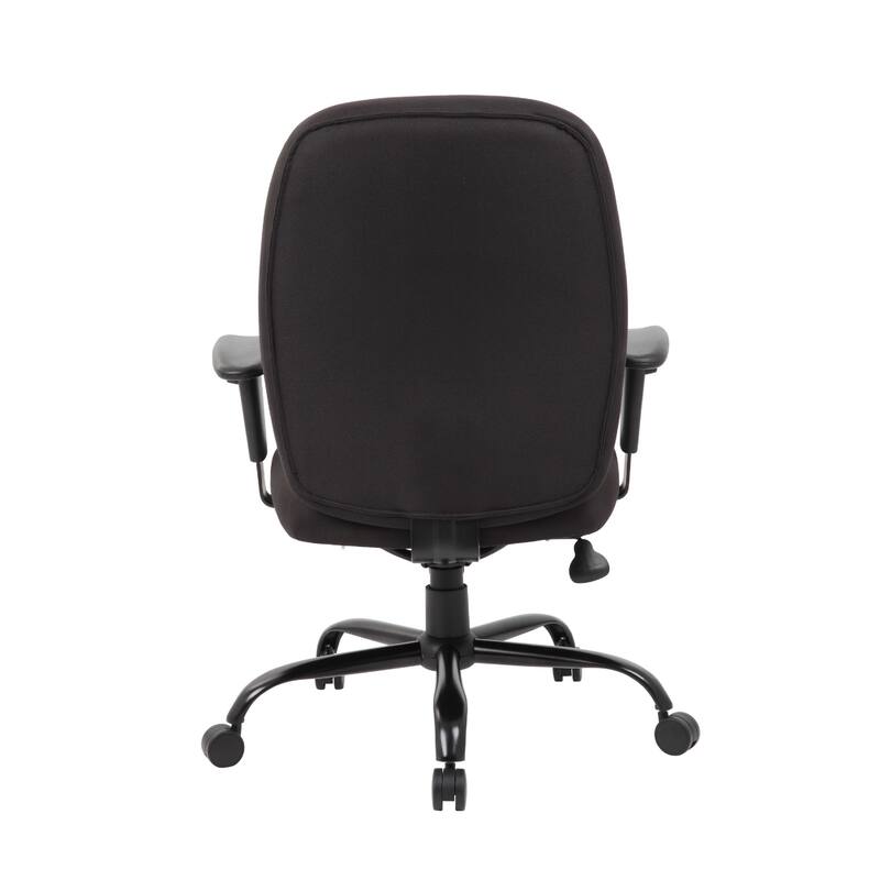 Piny Rolling Oversized Swivel Chair, Adjustable, Black, 400lbs