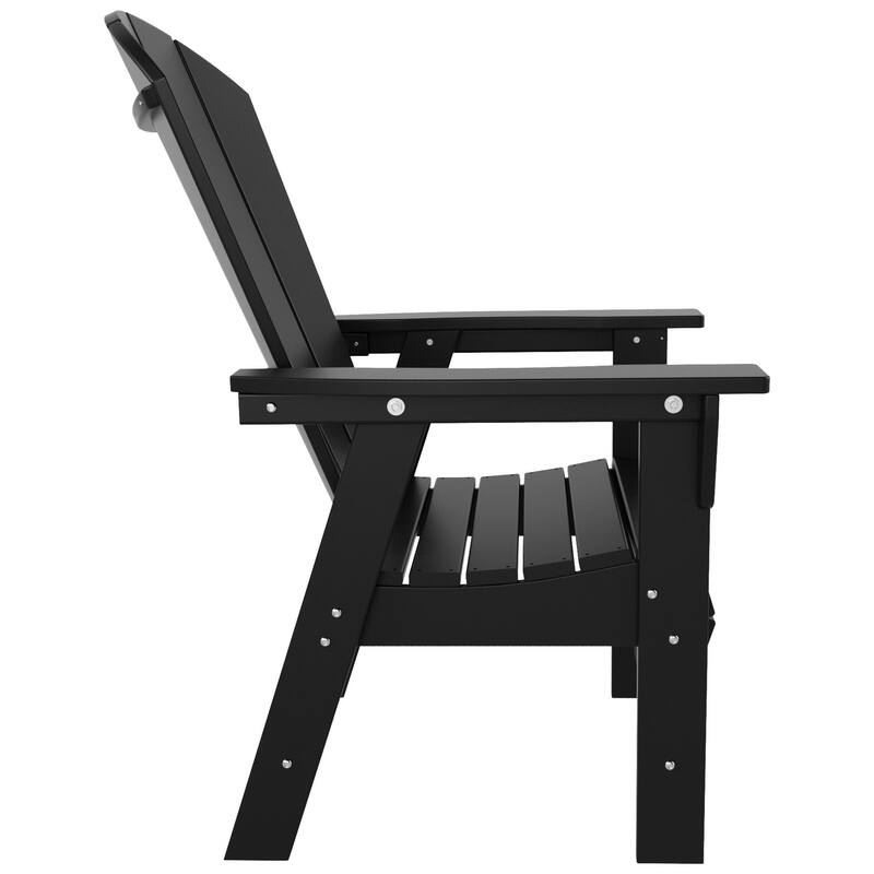 Polytrends Laguna Casual Upright Adirondack Chair (Set of 2)