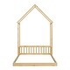 preview thumbnail 61 of 95, House-shaped Roof Headboard Floor Bed without slats