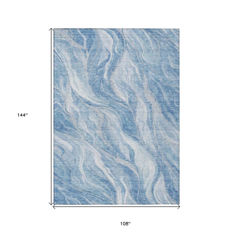 HomeRoots Abstract Transitional Rectangle Outdoor Rug