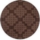 preview thumbnail 20 of 117, Martha Stewart by SAFAVIEH Knot Wool Rug 8' x 8' - Chocolate Truffle - Runner