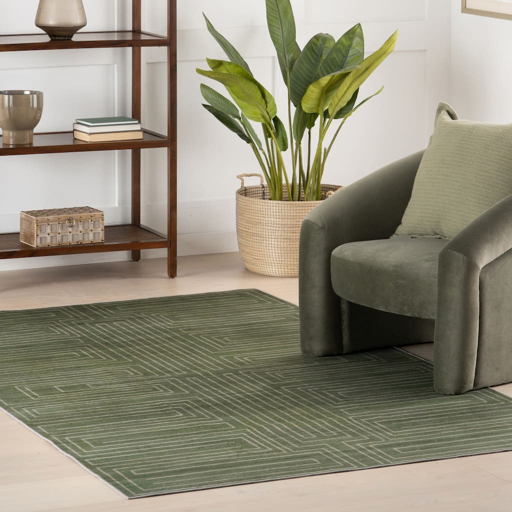 Nuloom Serenya Maze Washable Area Rug