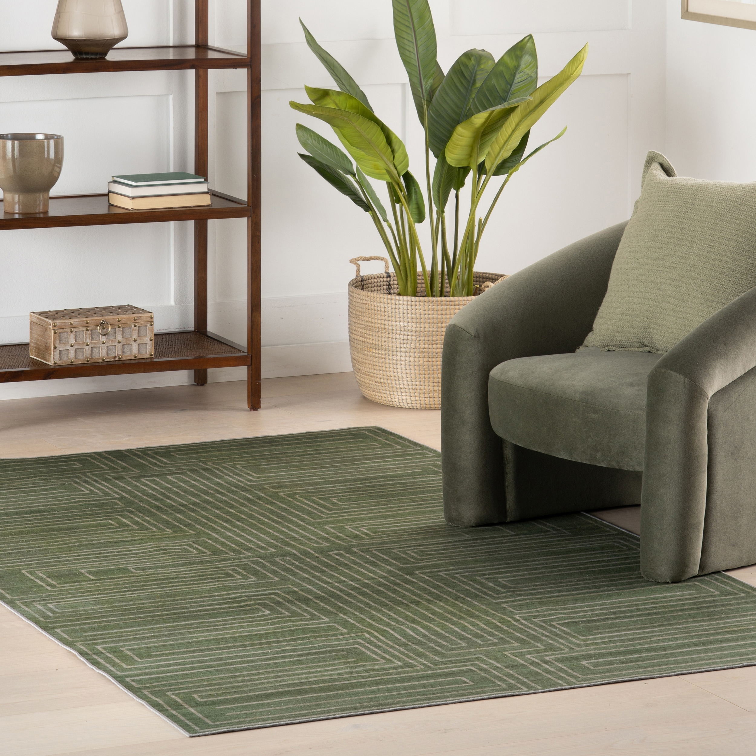 Nuloom Serenya Maze Washable Area Rug