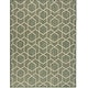 preview thumbnail 40 of 71, Nourison Horizon Indoor/Outdoor Geometric Area Rug 4' x 6' - Green