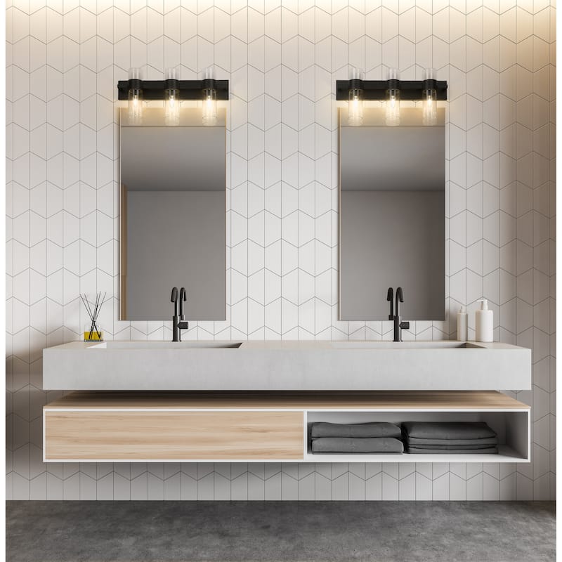 Lawson 3 Light 25 inch Matte Black Vanity Light