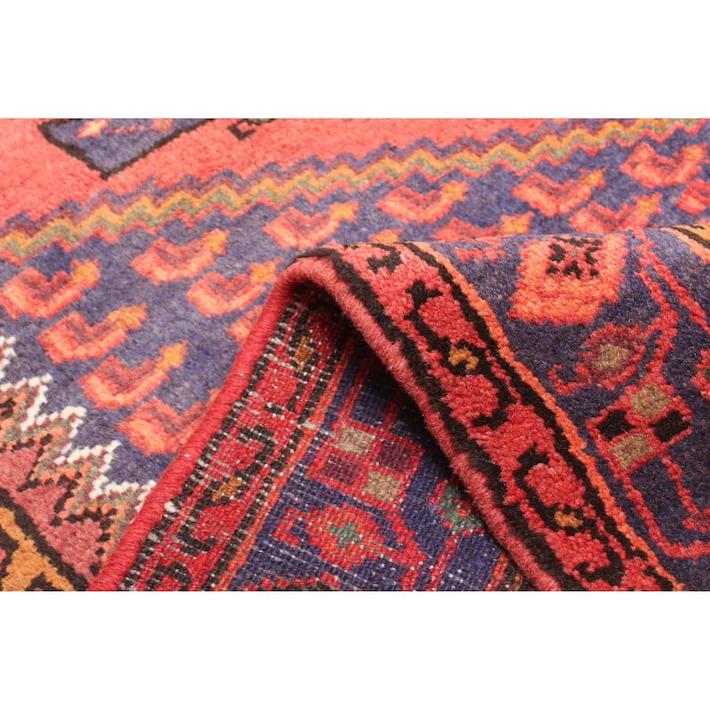 ECARPETGALLERY Hand-knotted Andelz Red Wool Rug - 4'4 x 7'3