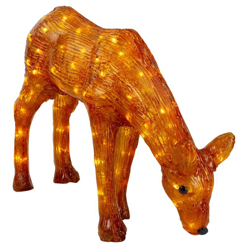 LED Lighted Commercial Grade Acrylic Reindeer Christmas Display Decoration