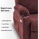 preview thumbnail 54 of 59, Mcombo Electric Power Lift Recliner Fabric Chair with Massage Heat