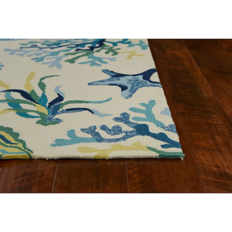 Domani Trails Coral Reef Indoor/Outdoor Rug