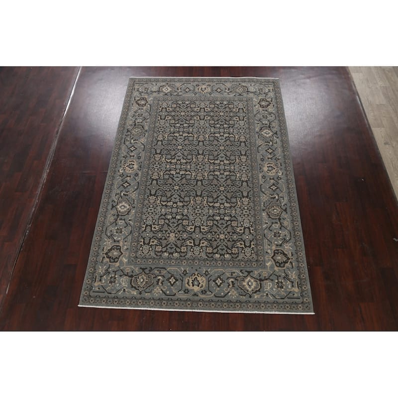 Traditional Geometric Ziegler Turkish Living Room Area Rug Wool Carpet - 6'7" x 9'10"