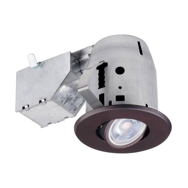 Shop Globe Electric 91144 3 Led Adjustable Gimbal Recessed Light
