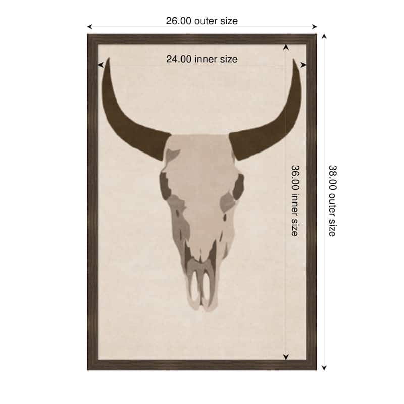 Amanti Art Framed Fabric Pinboard Skull by Emel Tunaboylu Printed Bulletin Board - Board Size 24 x 36