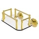 preview thumbnail 18 of 16, Allied Brass Monte Carlo Collection Wall Mounted Glass Guest Towel Tray Polished Brass