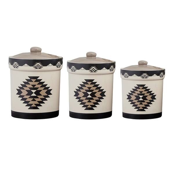 Paseo Road by HiEnd Accents Chalet Aztec Canister Set, 3PC