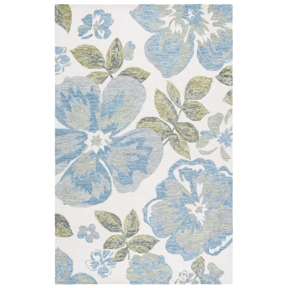 SAFAVIEH Handmade Jardin Florinka Floral Wool Rug